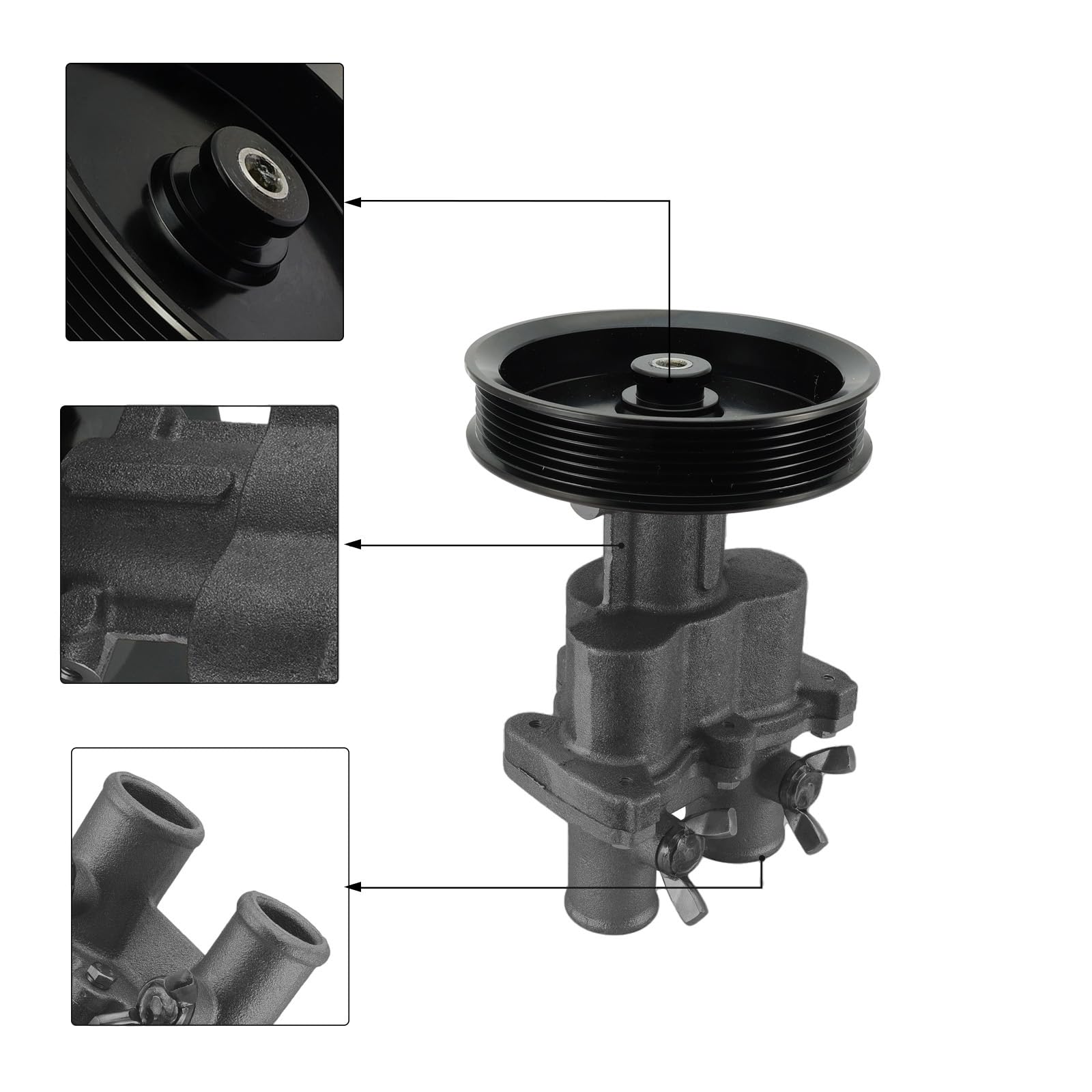 メル40005 Amazon.com: AULINK Raw Sea Impeller Water Pump 8M0139995 for